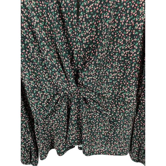 Womens long sleeve blouse XL Black Brand MI Lieux Excellent Condition (i2/36) - Picture 3 of 4